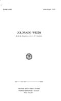 Colorado weeds