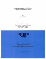 Atmospheric general circulation and transport of radioactive debris