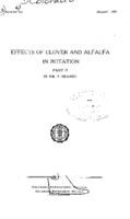 Effects of clover and alfalfa in rotation