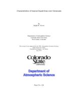 Characteristics of tropical squall-lines over Venezuela