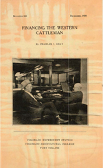 Financing the western cattleman