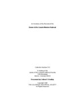 An inventory of the records of the Denver & Rio Grande Railroad
