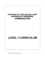 Level I curriculum