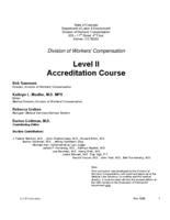 Level II accreditation course