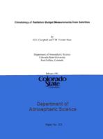 Climatology of radiation budget measurements from satellites