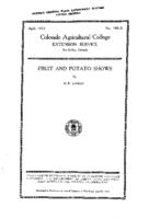 Fruit and potato shows