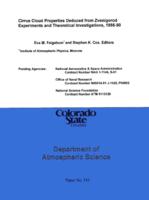 Cirrus cloud properties deduced from Zvenigorod experiments and theoretical investigations, 1986-90