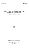 Insect and mite pests of the peach in Colorado