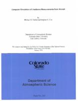 Computer simulation of irradiance measurements from aircraft