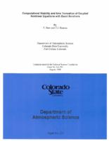 Computational stability and time truncation of coupled nonlinear equations with exact solutions