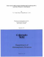 Direct readout meteorological satellite data processing with a low-cost, computer-linked system