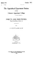 Insects and insecticides : being a revised edition of bulletin 114
