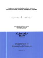 Compositing digital satellite data to detect regions of orographically induced convection on the northern high plains