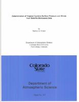 Determination of tropical cyclone surface pressure and winds from satellite microwave data