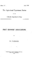 Fruit growers' associations
