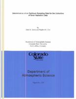 Determination of an optimum sampling rate for the collection of solar radiation data