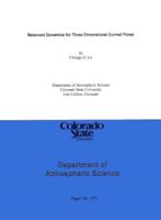 Balanced dynamics for three dimensional curved flows
