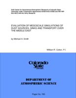 Evaluation of mesoscale simulations of dust sources, sinks and transport over the Middle East