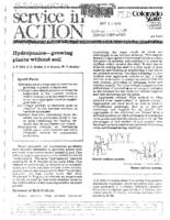Hydroponics : growing plants without soil