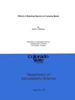 Effects of raindrop spectra on a cumulus model