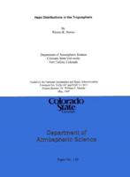 Haze distributions in the troposphere