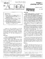 Hedges : planting and care