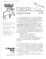 Fire-resistant landscaping