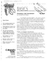 Choosing a soil amendment