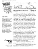 Diffuse and spotted knapweed