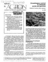 Grasshopper control in Colorado yards and gardens