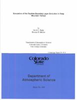 Simulation of the daytime boundary layer evolution in deep mountain valleys