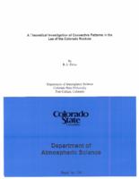 A theoretical investigation of convective patterns in the lee of the Colorado Rockies