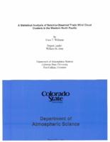 A statistical analysis of satellite-observed trade wind cloud clusters in the western north Pacific