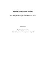 Bridge hydraulics report : S.H. 96A , 4th Street over the Arkansas River