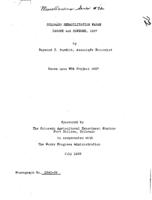 Colorado rehabilitation farms, income and expense, 1937