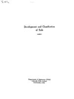 Development and classification of soils