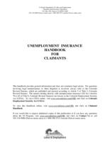 Unemployment insurance handbook for claimants
